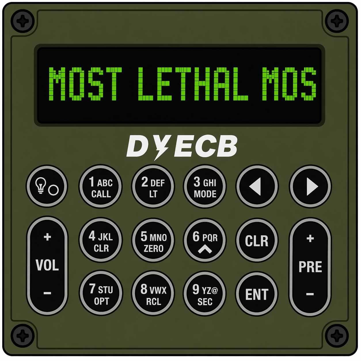 Most Lethal MOS - Glow in the Dark